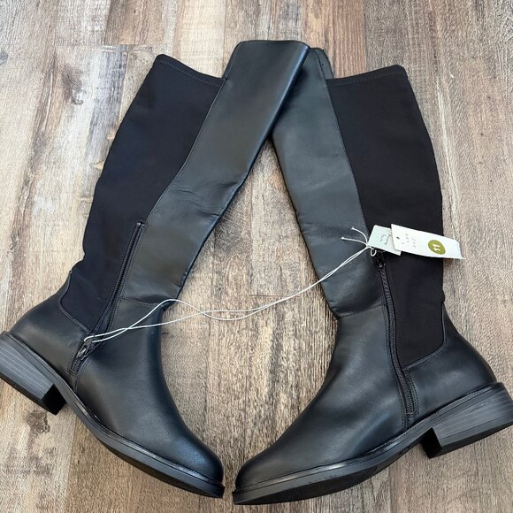 Women’s Hope Boots with Memory Foam Insole – A New Day™ Black 11 - Picture 4 of 10